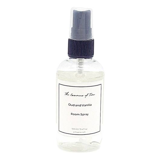 Vanilla and Oud scented room spray