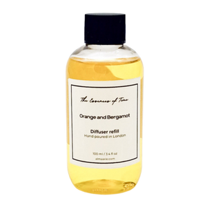 Orange and Bergamot scented reed diffuser refill available to buy at almaarie.com.