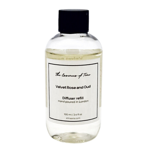 Velvet Rose and Oud scented reed diffuser refill at Almaarie.